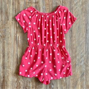 Old Navy - Toddler Pink Polka Dot Romper